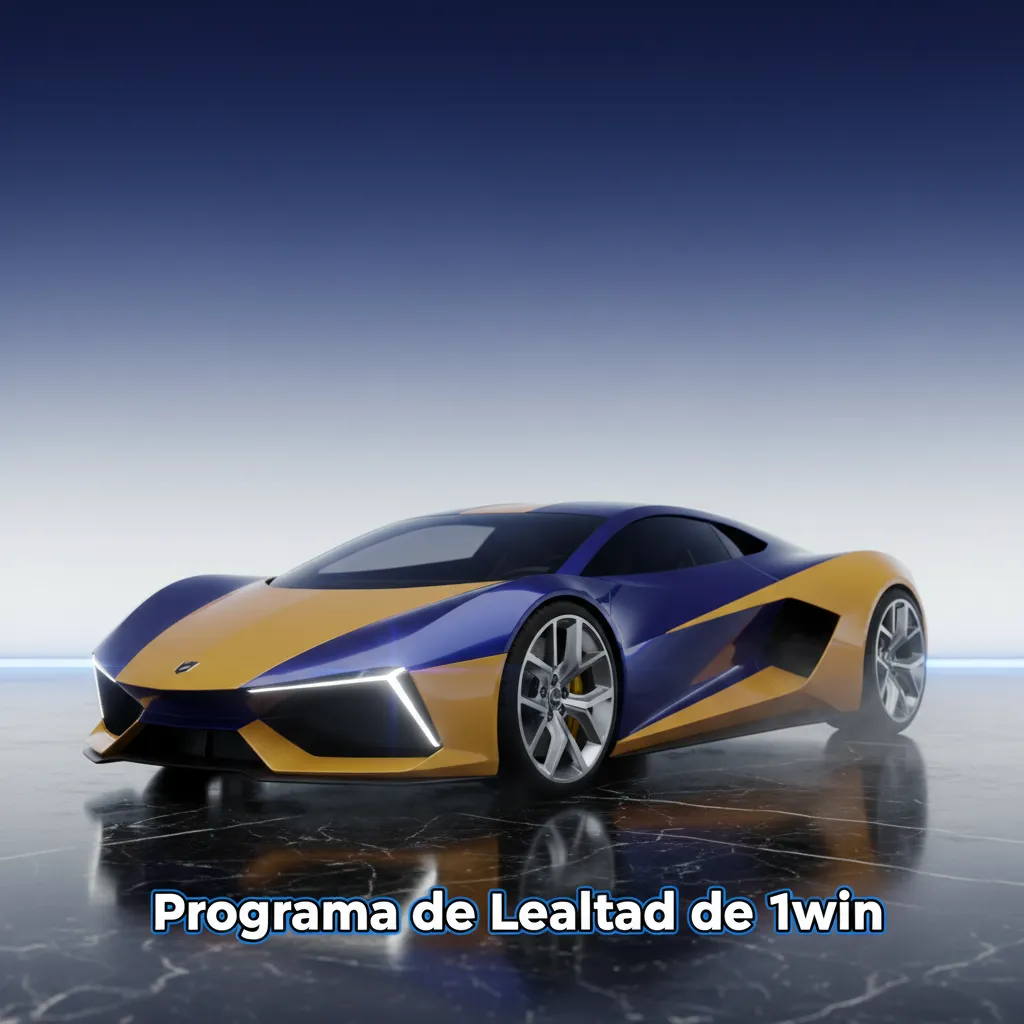 Ilustración del Programa de Lealtad de 1win con niveles Bronce, Plata, Oro y Platino, puntos, cashback y beneficios VIP.