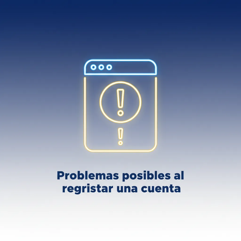Lista de problemas al registrar una cuenta: email, documento, teléfono, pago o cuenta duplicada; soluciones y soporte.