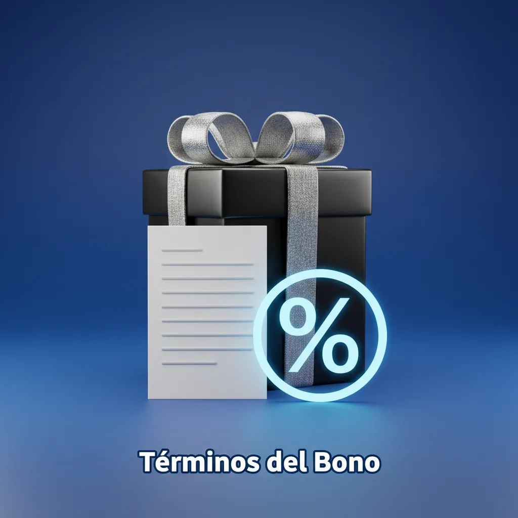 Términos del Bono: 18+, verificación, una cuenta, depósitos, rollover, aportes por juego, cuota mínima, límites y vigencia.