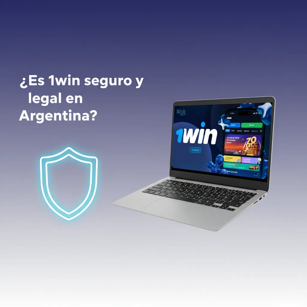 Gráfico sobre 1win en Argentina: licencia internacional, SSL, KYC, privacidad y juego responsable en jurisdicción regulada.
