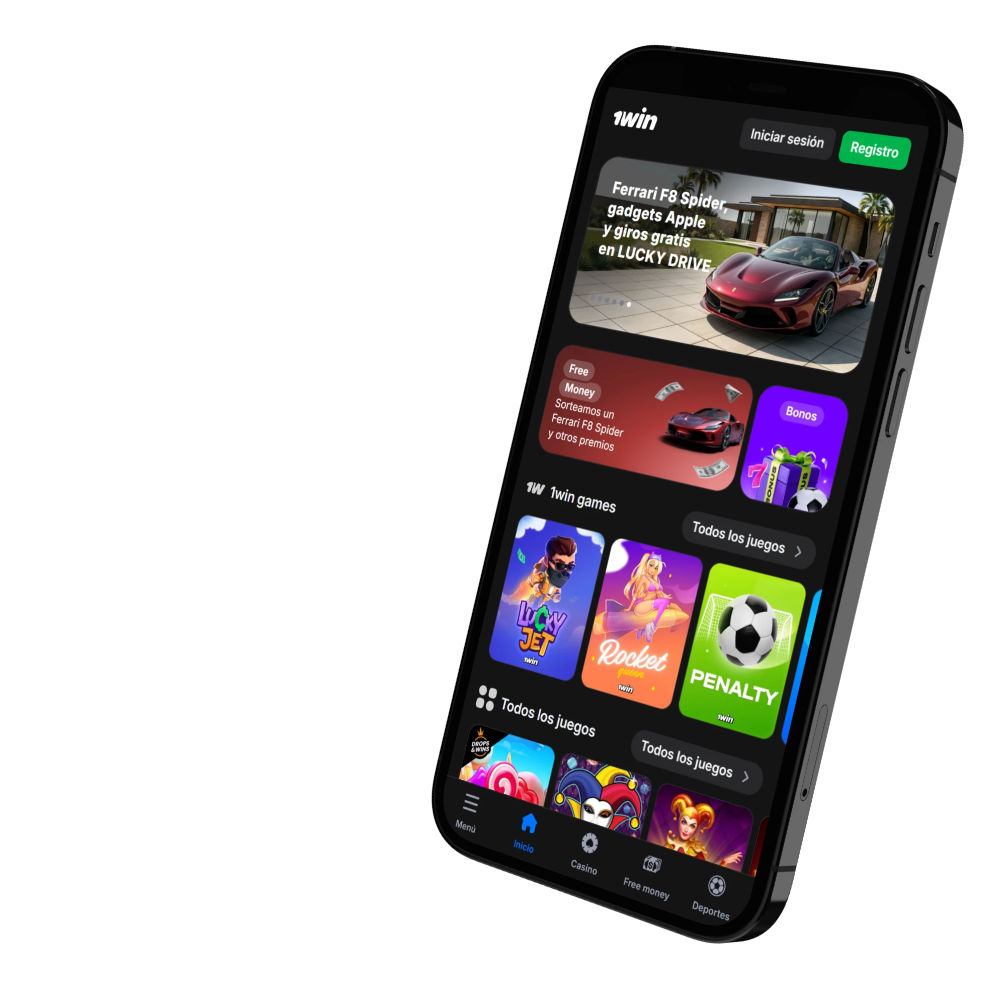 App 1win para Android e iOS: apuestas y casino, pagos con VISA, Apple Pay y criptos. APK legal en Argentina en tu móvil.